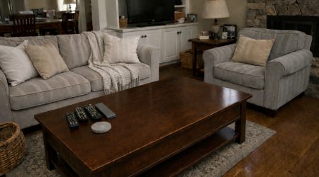 Clean Living Room
